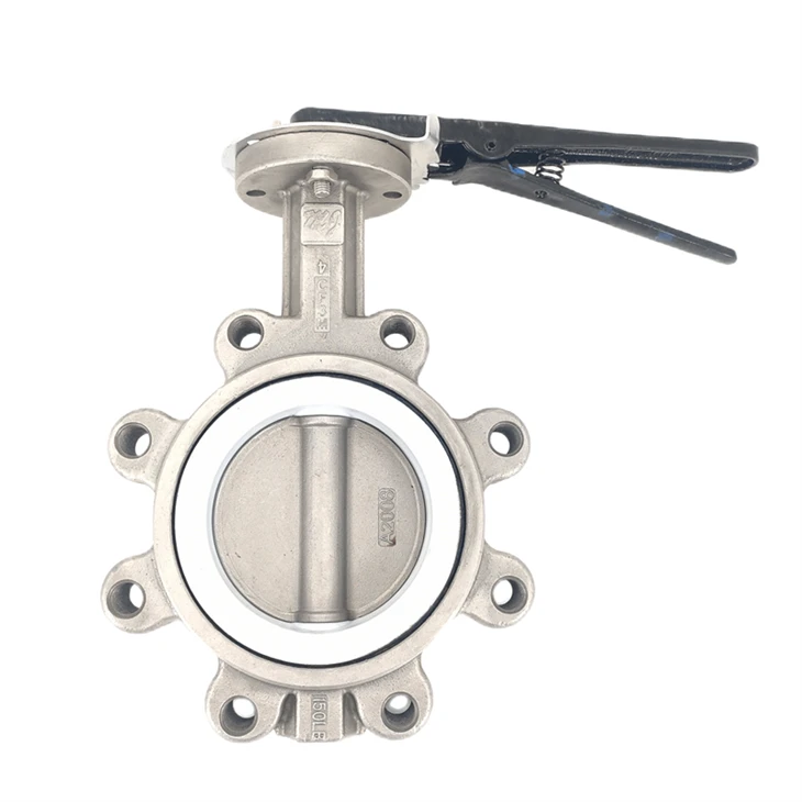 316L saplı Tip PTFE Kelebek Valfı