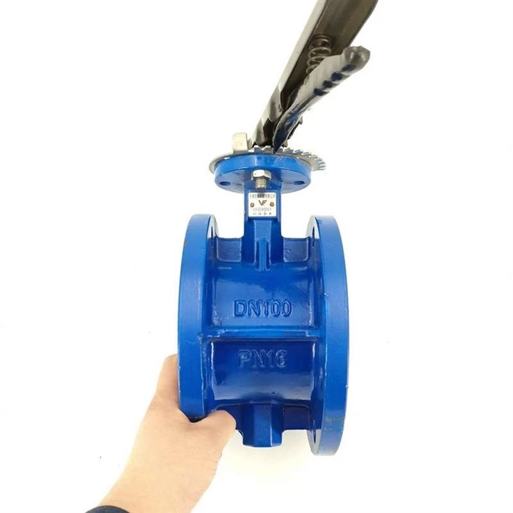 Handle Flange Butterfly Valve